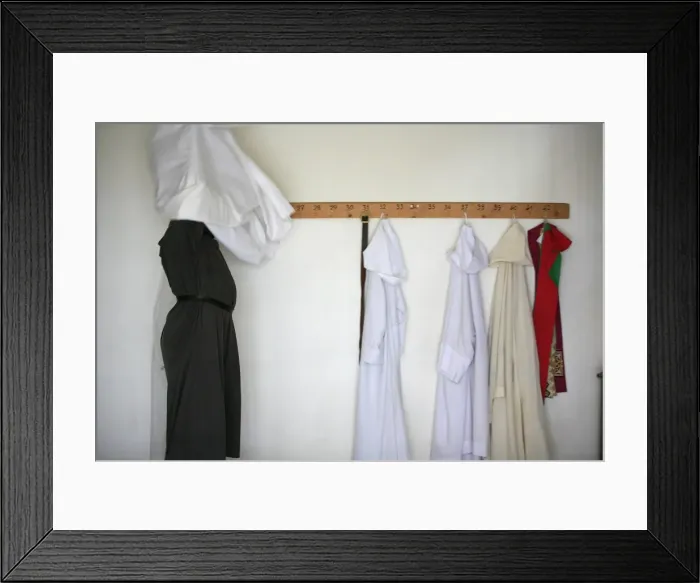 Framed Print : Monk changing, Notre-Dame d Esperance monastery, Evian, Haute Savoie, France, Europe Framed Print : Monk changing, Notre-Dame d Esperance monastery, Evian, Haute Savoie, France, Europe