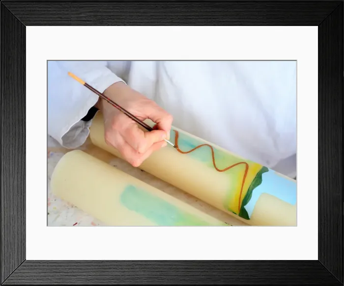 Framed Print : Roman Catholic nun making candles, Urt, Pyrenees Atlantique, France, Europe Framed Print : Roman Catholic nun making candles, Urt, Pyrenees Atlantique, France, Europe