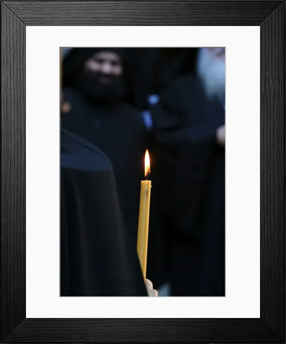 Framed Print : Monk at Koutloumoussiou monastery on Mount Athos, Greece, Europe Framed Print : Monk at Koutloumoussiou monastery on Mount Athos, Greece, Europe