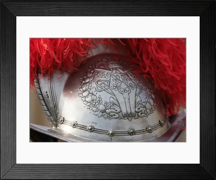 Framed Print : Swiss guards helmet, Vatican, Rome, Lazio, Italy, Europe Framed Print : Swiss guards helmet, Vatican, Rome, Lazio, Italy, Europe