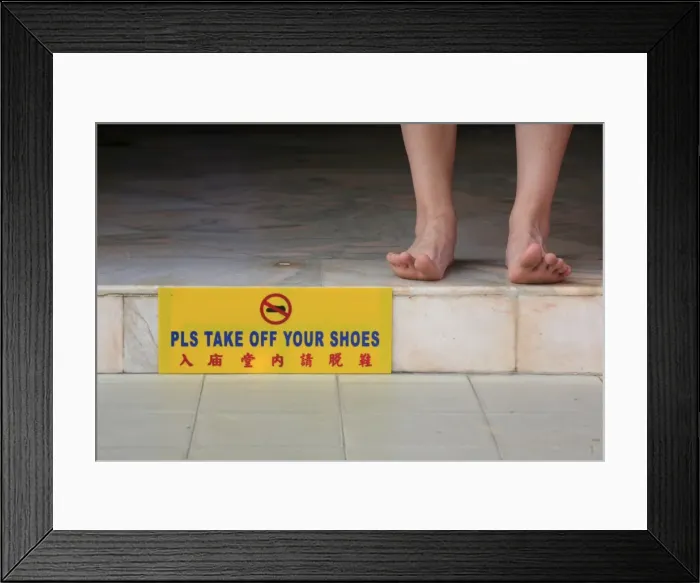 Framed Print : Wat Chayamangkalaram, Penang, Malaysia, Southeast Asia
