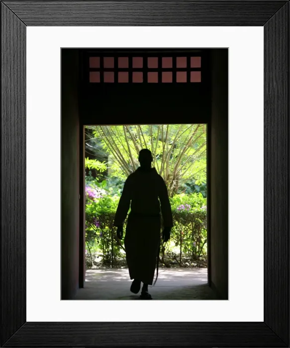 Framed Print : Monk at Keur Moussa Abbey, Keur Moussa, Senegal, West Africa, Africa Framed Print : Monk at Keur Moussa Abbey, Keur Moussa, Senegal, West Africa, Africa