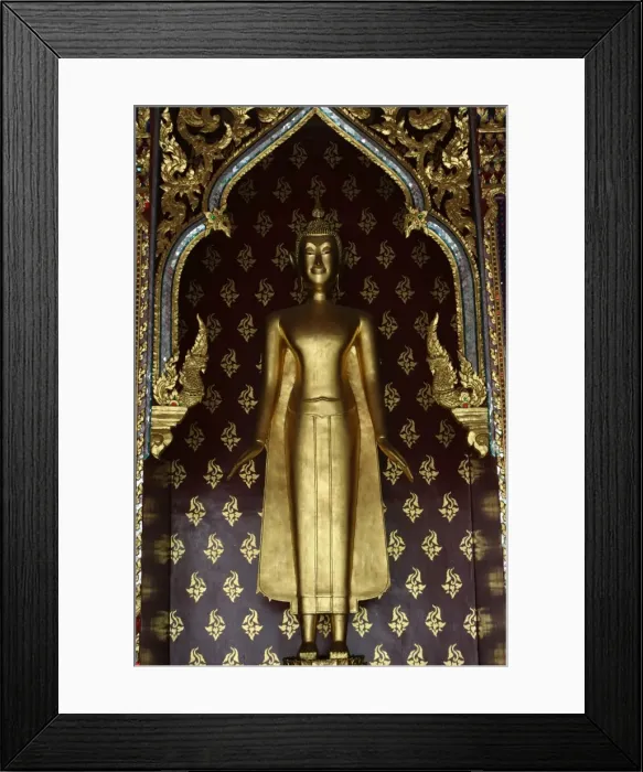Framed Print : Golden Buddha in Wat Po temple, Bangkok, Thailand, Southeast Asia, Asia Framed Print : Golden Buddha in Wat Po temple, Bangkok, Thailand, Southeast Asia, Asia