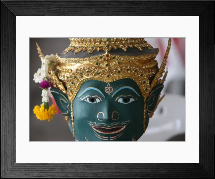 Framed Print : Thai folkloric mask, Bangkok, Thailand, Southeast Asia, Asia Framed Print : Thai folkloric mask, Bangkok, Thailand, Southeast Asia, Asia