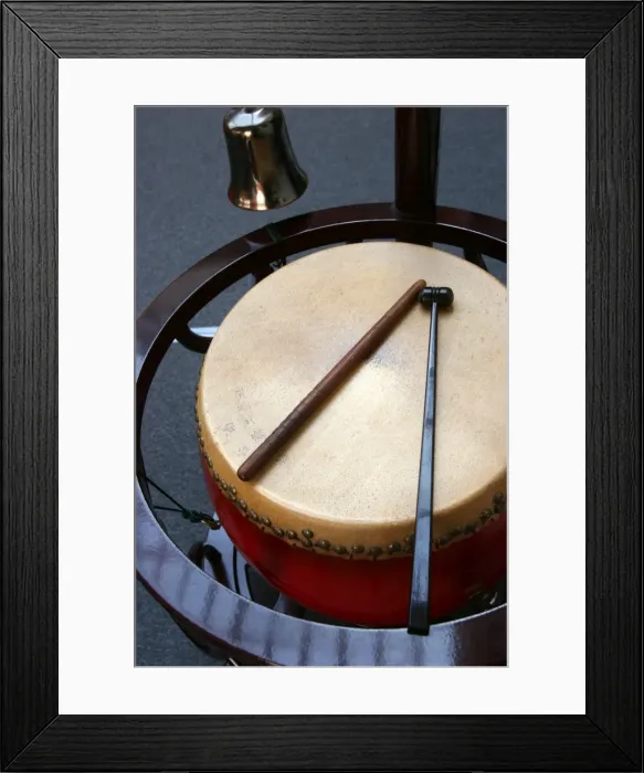 Framed Print : Drum and bell, Paris, France, Europe Framed Print : Drum and bell, Paris, France, Europe