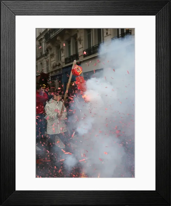 Framed Print : Chinese New Year, Paris, France, Europe Framed Print : Chinese New Year, Paris, France, Europe