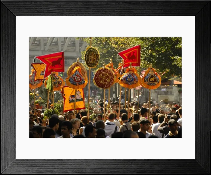 Framed Print : Ganesh festival, Paris, France, Europe Framed Print : Ganesh festival, Paris, France, Europe