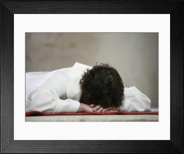 Framed Print : Deacon ordination in Pontigny Abbey church, Pontigny, Yonne, Burgundy, France, Europe Framed Print : Deacon ordination in Pontigny Abbey church, Pontigny, Yonne, Burgundy, France, Europe