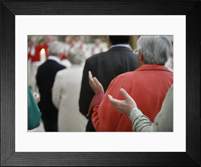 Framed Print : Mass in Pontigny Abbey church, Pontigny, Yonne, Burgundy, France, Europe Framed Print : Mass in Pontigny Abbey church, Pontigny, Yonne, Burgundy, France, Europe
