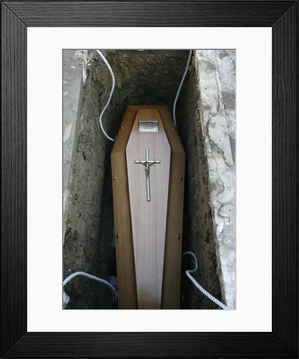 Framed Print : Christian burial, Our, Jura, France, Europe Framed Print : Christian burial, Our, Jura, France, Europe