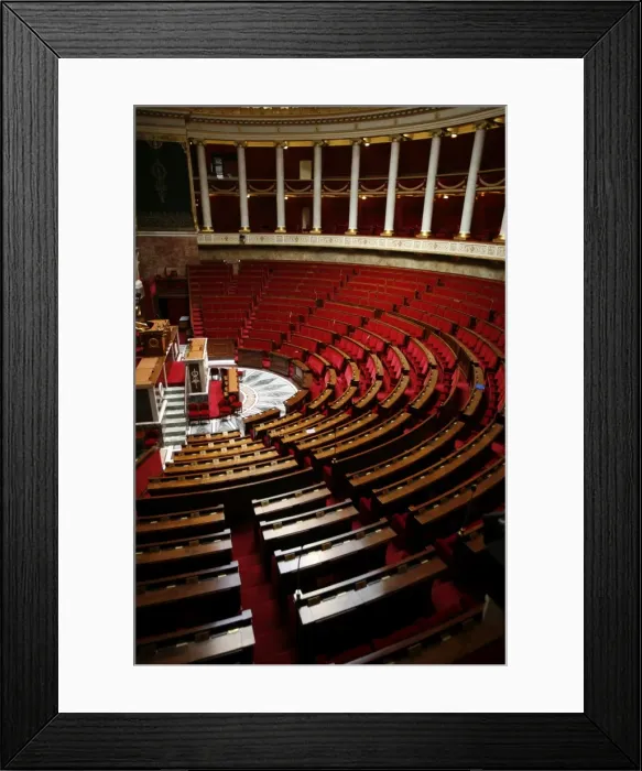 Framed Print : French Parliament, Paris, Ile de France, France, Europe Framed Print : French Parliament, Paris, Ile de France, France, Europe