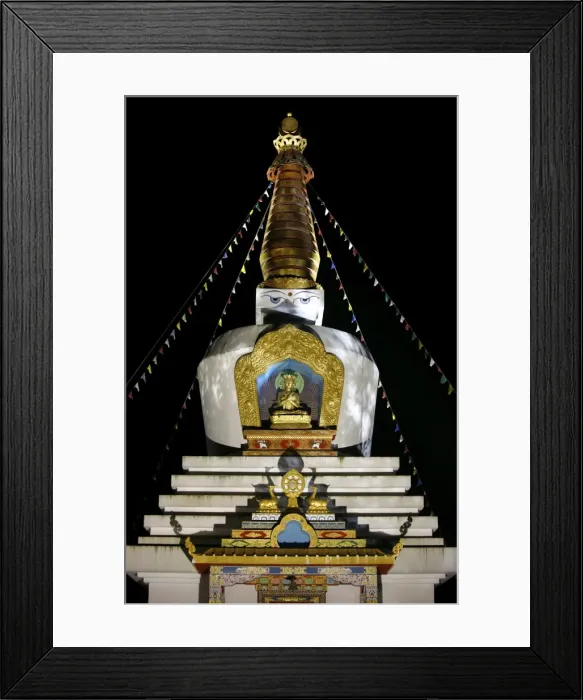 Framed Print : Stupa at Vajradhara-Ling temple, Aubry-le-Panthou, Orne, France, Europe Framed Print : Stupa at Vajradhara-Ling temple, Aubry-le-Panthou, Orne, France, Europe