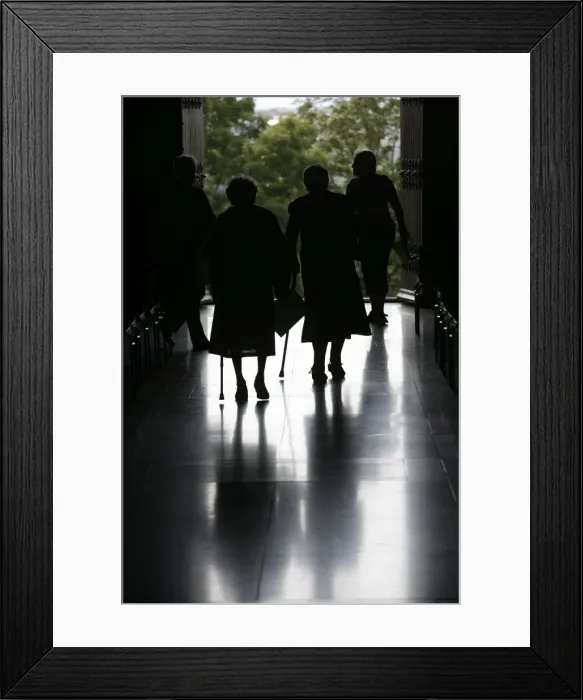 Framed Print : Parishioners leaving church, Annecy, Haute Savoie, France, Europe Framed Print : Parishioners leaving church, Annecy, Haute Savoie, France, Europe