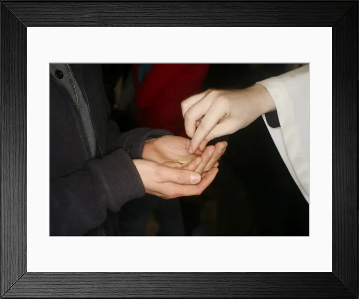 Framed Print : Catholic holy communion, Geneva, Switzerland, Europe
