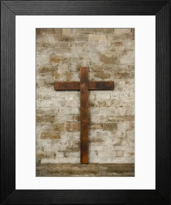Framed Print : Cross in Vezelay basilica, Vezelay, Yonne, Burgundy, France, Europe Framed Print : Cross in Vezelay basilica, Vezelay, Yonne, Burgundy, France, Europe