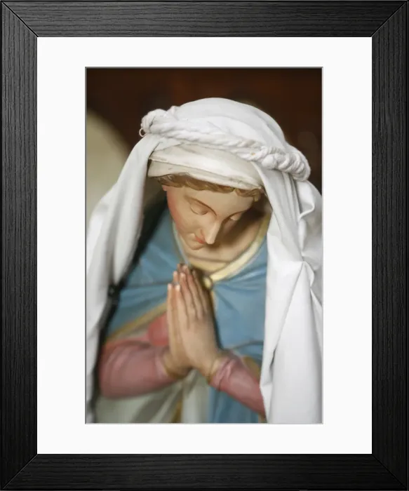 Framed Print : Statue of Mary, Auxerre, Yonne, Burgundy, France, Europe Framed Print : Statue of Mary, Auxerre, Yonne, Burgundy, France, Europe