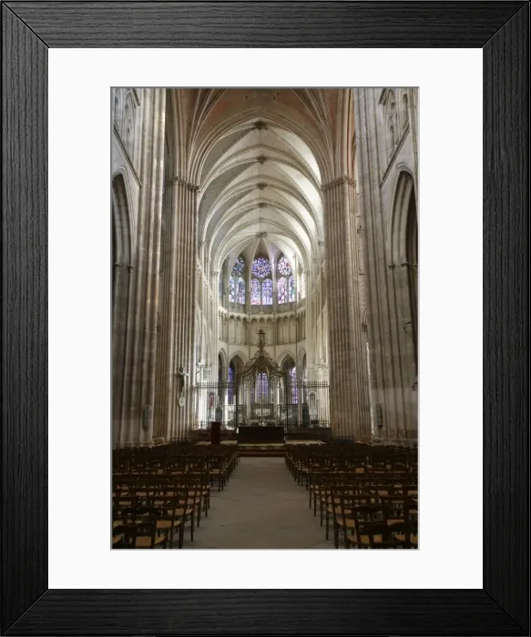 Framed Print : St. Etienne Cathedral nave, Auxerre, Yonne, Burgundy, France, Europe Framed Print : St. Etienne Cathedral nave, Auxerre, Yonne, Burgundy, France, Europe