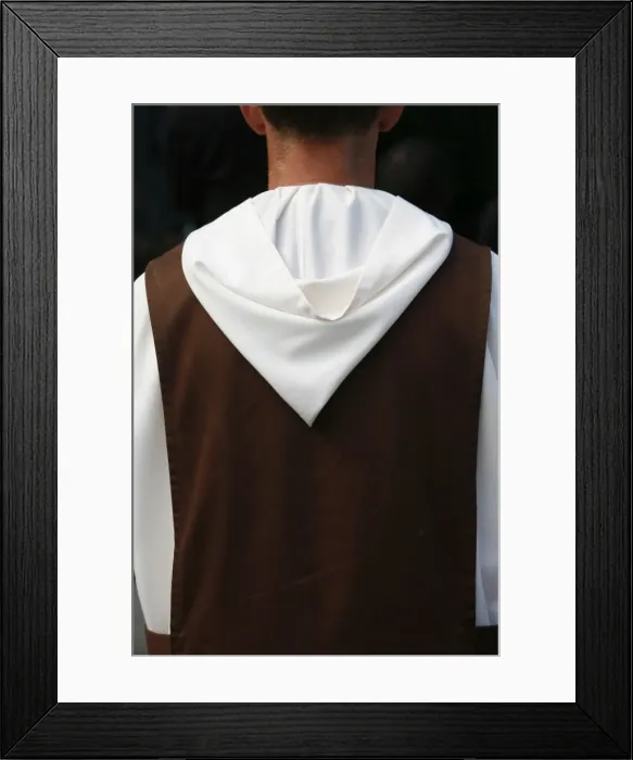 Framed Print : Monk, Lourdes, Hautes Pyrenees, France, Europe Framed Print : Monk, Lourdes, Hautes Pyrenees, France, Europe