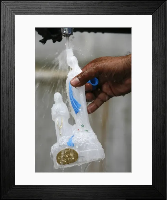 Framed Print : Holy water tap at the Lourdes shrine, Lourdes, Hautes Pyrenees, France, Europe Framed Print : Holy water tap at the Lourdes shrine, Lourdes, Hautes Pyrenees, France, Europe