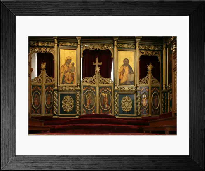 Framed Print : St. Anthony Coptic church iconostasis, Jerusalem, Israel, Middle East Framed Print : St. Anthony Coptic church iconostasis, Jerusalem, Israel, Middle East