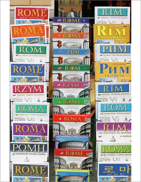 Rome tourist guidebooks, Rome, Lazio, Italy, Europe