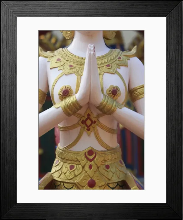 Framed Print : Detail of Apsara statue, Wat Chayamangkalaram, Penang, Malaysia, Southeast Asia, Asia Framed Print : Detail of Apsara statue, Wat Chayamangkalaram, Penang, Malaysia, Southeast Asia, Asia