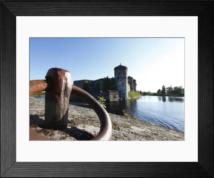 Framed Print : Mooring ring, Olavinlinna Medieval Castle, (St. Olafs Castle), Savonlinna Framed Print : Mooring ring, Olavinlinna Medieval Castle, (St. Olafs Castle), Savonlinna