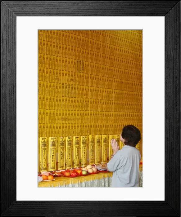 Framed Print : Altar, Kek Lok Si Temple, Penang, Malaysia, Southeast Asia, Asia