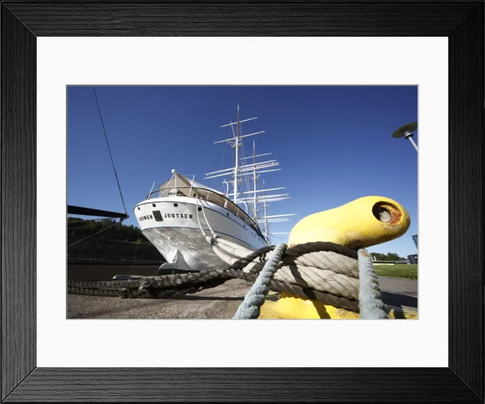 Framed Print : Old sailing ship, the Soumen Joutsen, Aura River, Maritime Museum, Forum Marinum Framed Print : Old sailing ship, the Soumen Joutsen, Aura River, Maritime Museum, Forum Marinum