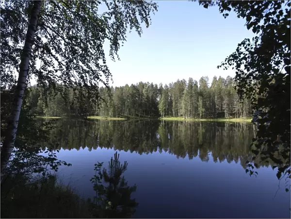 Lake Pihlajavesi, Punkaharju Nature Reserve, Savonlinna, Savonia, Finland