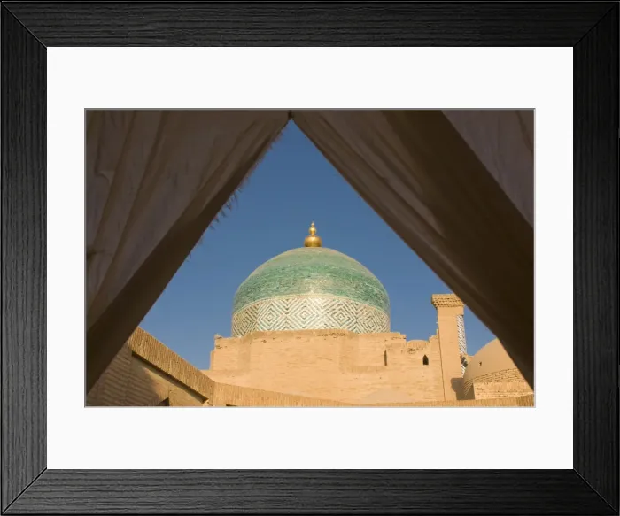 Framed Print : The Pahlavon Mahmud Mausoleum, Khiva, Uzbekistan, Central Asia Framed Print : The Pahlavon Mahmud Mausoleum, Khiva, Uzbekistan, Central Asia