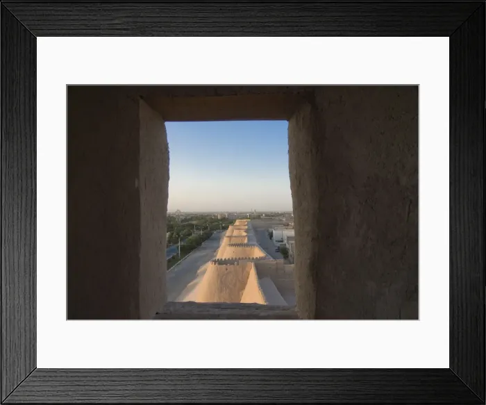 Framed Print : The fortified walls of Khiva, UNESCO World Heritage Site, Uzbekistan, Central Asia Framed Print : The fortified walls of Khiva, UNESCO World Heritage Site, Uzbekistan, Central Asia