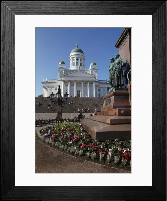 Framed Print : Detail of Tsar Alexander II Memorial and Lutheran Cathedral, Senate Square Framed Print : Detail of Tsar Alexander II Memorial and Lutheran Cathedral, Senate Square