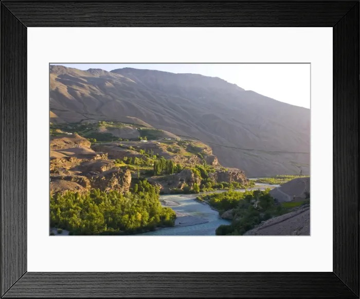 Framed Print : Shokh Dara Valley at sunset, Tajikistan, Central Asia Framed Print : Shokh Dara Valley at sunset, Tajikistan, Central Asia