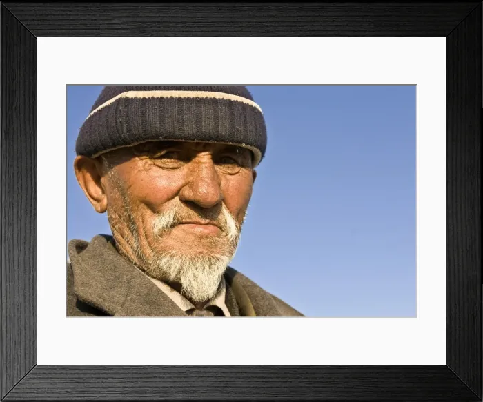 Framed Print : Portrait of old Kyrgyz man, Sary Tash, Kyrgyzstan, Central Asia, Asia Framed Print : Portrait of old Kyrgyz man, Sary Tash, Kyrgyzstan, Central Asia, Asia