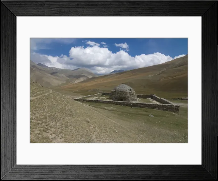 Framed Print : The old caravanserai Tash Rabat along the old Silk Road, Torugart Pass Framed Print : The old caravanserai Tash Rabat along the old Silk Road, Torugart Pass