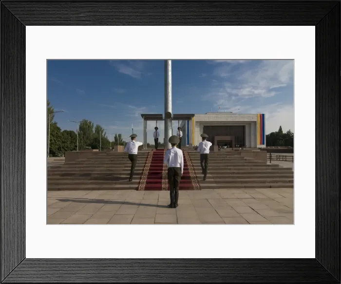 Framed Print : Soldiers at Ala-Too Square, Bishkek, Kyrgyzstan, Central Asia, Asia Framed Print : Soldiers at Ala-Too Square, Bishkek, Kyrgyzstan, Central Asia, Asia