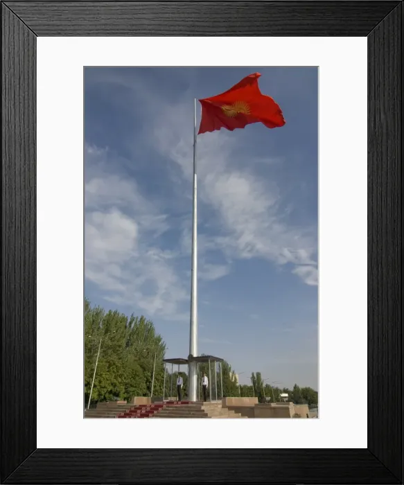 Framed Print : Ala-Too Square, Bishkek, Kyrgyzstan, Central Asia, Asia Framed Print : Ala-Too Square, Bishkek, Kyrgyzstan, Central Asia, Asia