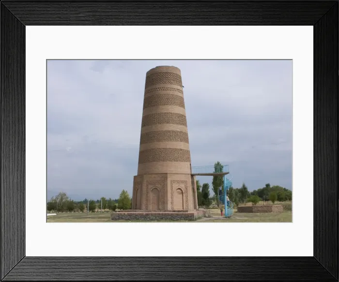 Framed Print : Burana Tower, a minaret, Burana, Kyrgyzstan, Central Asia, Asia Framed Print : Burana Tower, a minaret, Burana, Kyrgyzstan, Central Asia, Asia