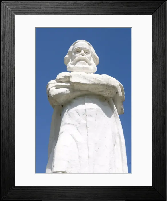 Framed Print : Statue of Karl Marx, Bokonbayevo, Kyrgyzstan, Central Asia Framed Print : Statue of Karl Marx, Bokonbayevo, Kyrgyzstan, Central Asia