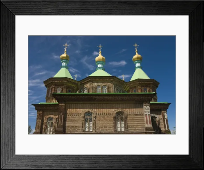 Framed Print : Russian Orthodox church, Karakol, Kyrgyzstan, Central Asia, Asia Framed Print : Russian Orthodox church, Karakol, Kyrgyzstan, Central Asia, Asia