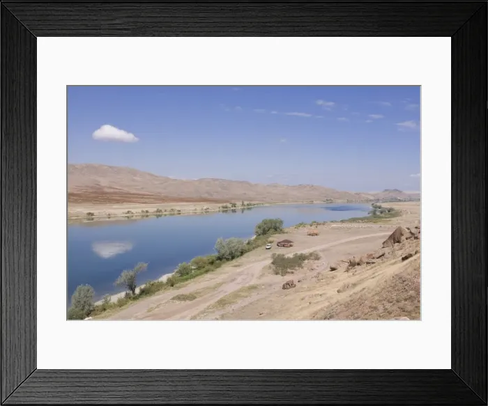 Framed Print : Ily River, Kazakhstan, Central Asia Framed Print : Ily River, Kazakhstan, Central Asia