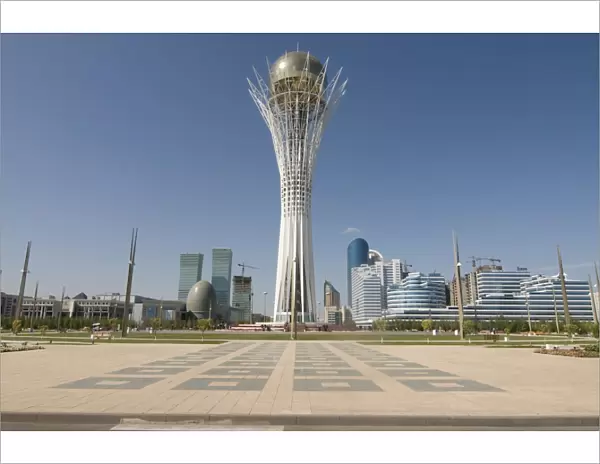 Bayterek Tower, modern landmark, Astana, Kazakhstan, Central Asia