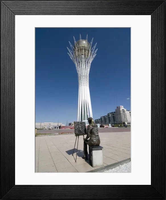 Framed Print : Bayterek Tower, landmark of Astana, Astana, Kazakhstan, Central Asia, Asia Framed Print : Bayterek Tower, landmark of Astana, Astana, Kazakhstan, Central Asia, Asia