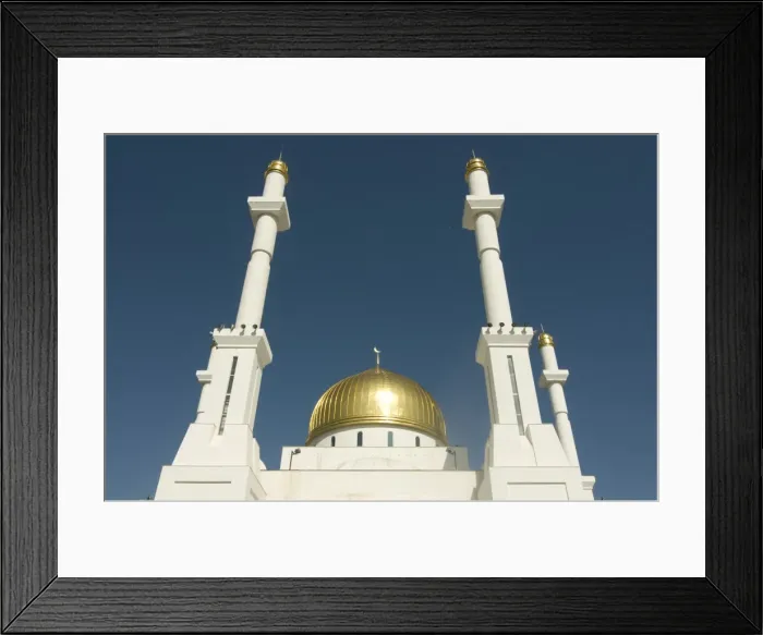 Framed Print : Islamic Center and Mosque, Astana, Kazakhstan, Central Asia