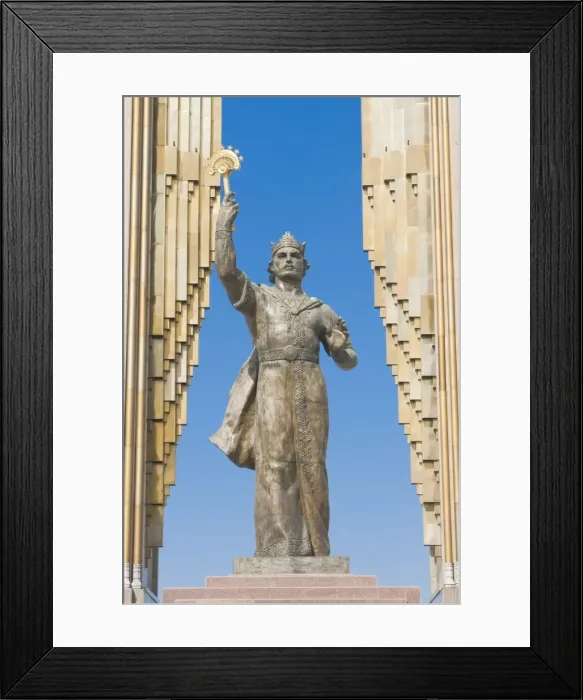 Framed Print : Statue of Ismail Samani (Ismoili Somoni), as memorial, Dushanbe, Tajikistan, Central Asia Framed Print : Statue of Ismail Samani (Ismoili Somoni), as memorial, Dushanbe, Tajikistan, Central Asia