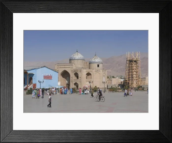 Framed Print : Mosque with minaret, Khojand, Tajikistan, Central Asia, Asia Framed Print : Mosque with minaret, Khojand, Tajikistan, Central Asia, Asia
