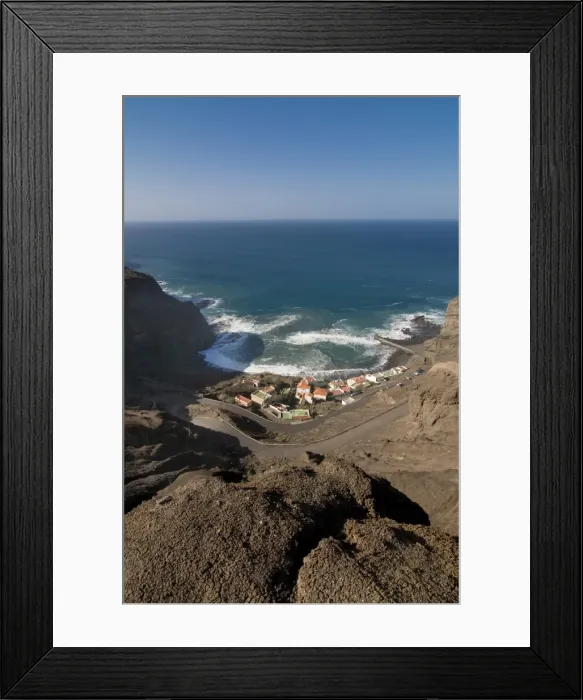 Framed Print : View of the remote village of Alojera, La Gomera, Canary Islands, Spain, Atlantic, Europe Framed Print : View of the remote village of Alojera, La Gomera, Canary Islands, Spain, Atlantic, Europe