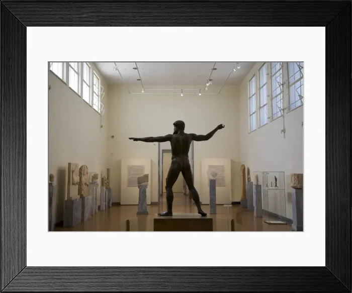 Framed Print : The Poseidon, National Archaeological Museum, Athens, Greece, Europe Framed Print : The Poseidon, National Archaeological Museum, Athens, Greece, Europe