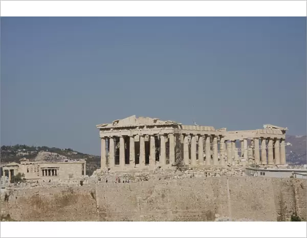 The Parthenon temple and Acropolis, UNESCO World Heritage Site, Athens, Greece, Europe